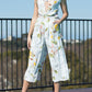 VY00308SS White Floral Jumpsuit (Pack)