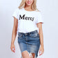 VY0415SS "Merci" Tee  (Pack)