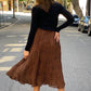 XW20221SS Leopard Print Maxi Skirt (Pack)