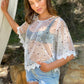 VY00221SS Sheer Embroidered High Neck Top (Pack) On Sale